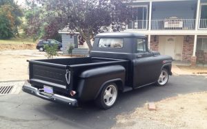 New tailgate and a little bright stuff at the rear of our 1959 Apache