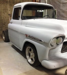 1959 Apache with light gray primer applied.