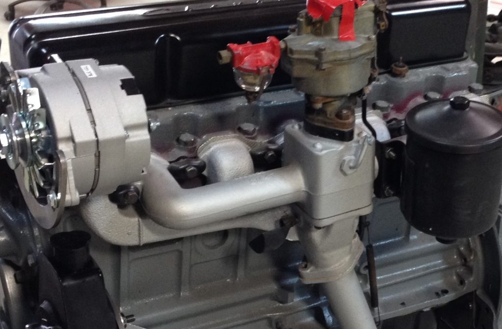 Chevrolet 235 six closeup photo