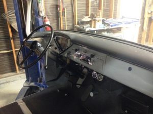 dashboard completed on our 1956 Chevy truck