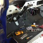wiring the dashboard on our old Chevy truck